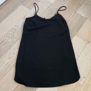 Little black slip dress